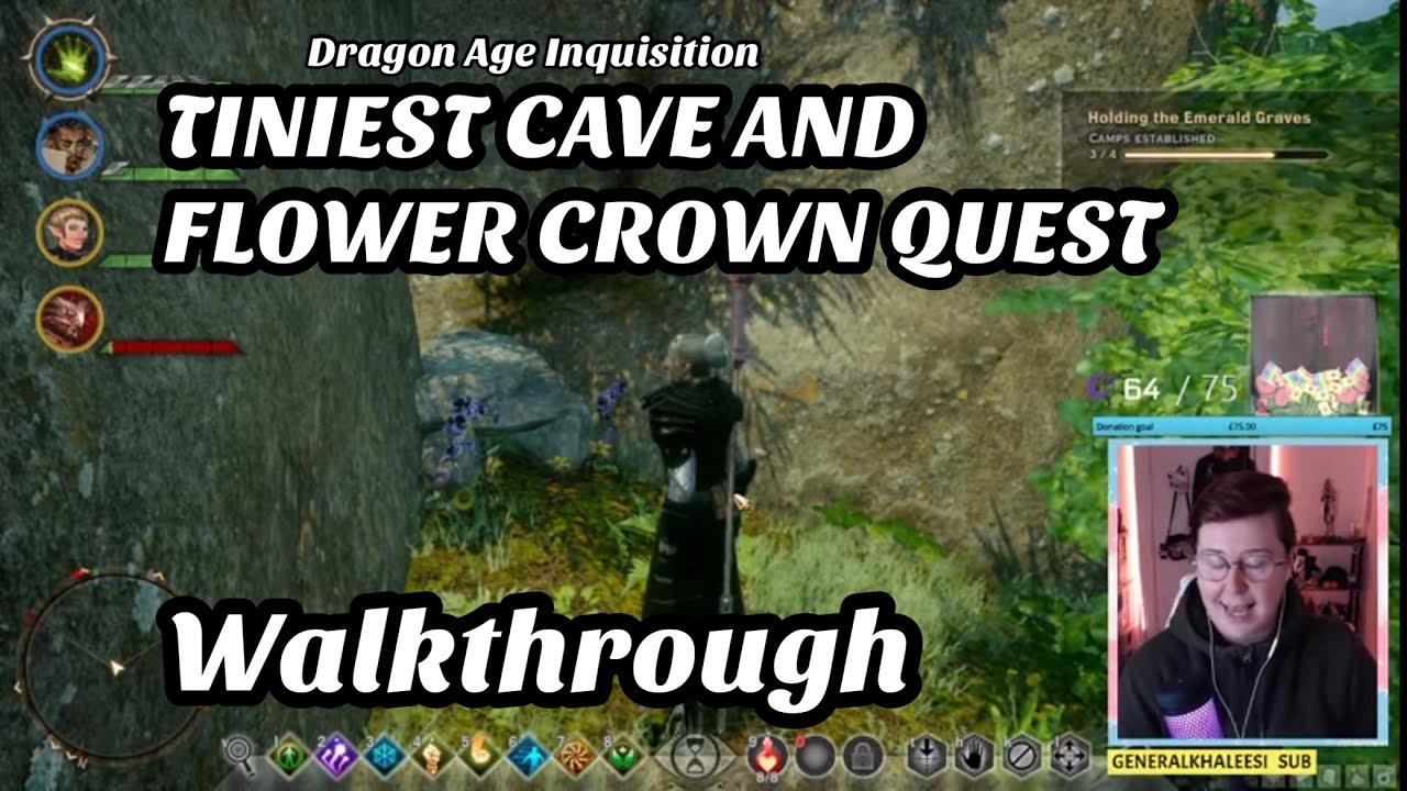 The Tiniest Cave walkthrough (how to get the flower crown) / DRAGON AGE