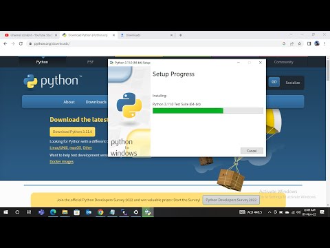 Video How to Download and install python 3.11.0 on windows... - youtube
