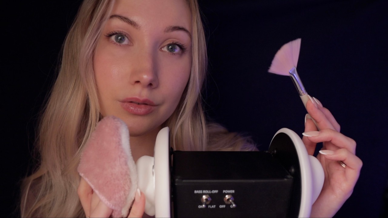 ASMR Pampering Your Ears While You Sleep 💫 cleaning, massaging, fizzy sounds (3dio) ✨