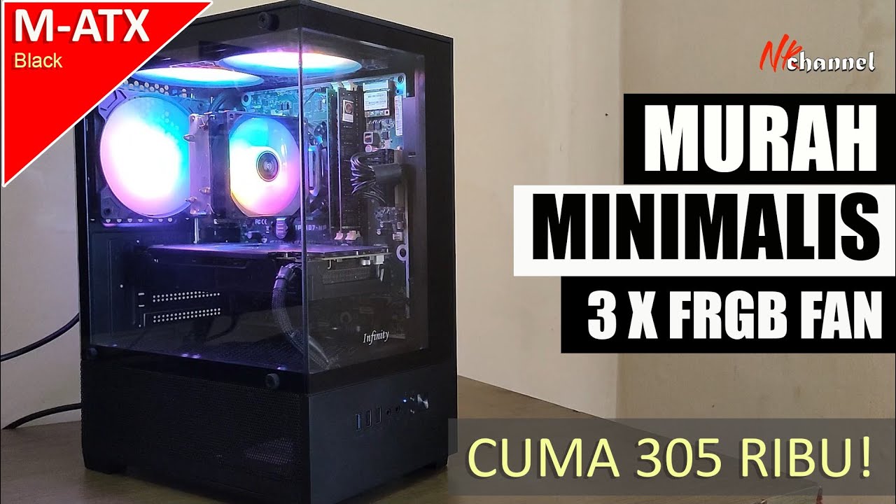 Casing PC kecil, imut dan nyusahin, eh tapi harganya murah loh | Infinity Noir Black