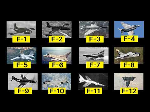 F-1 to F-117 | All US F-Series Fighter Explained