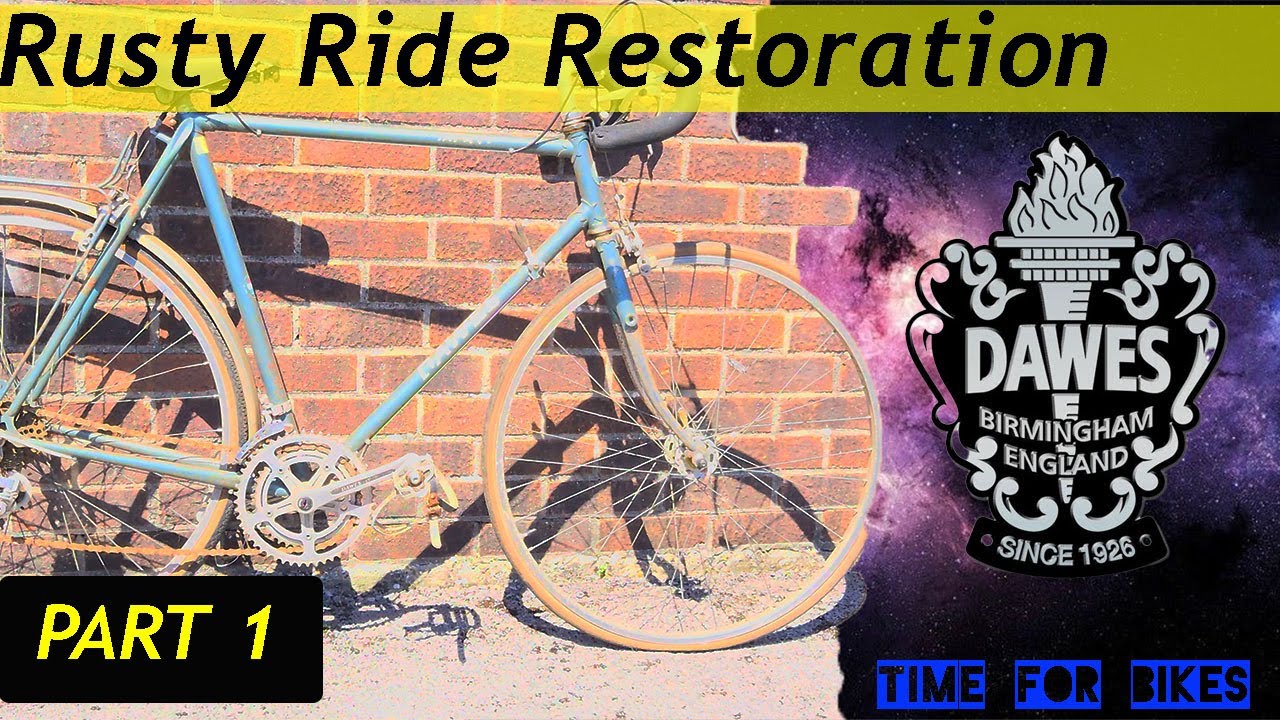 Restoring the Galaxy - Rusty Bike Restoration - Part 1 The Strip Down!