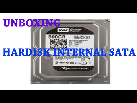 UNBOXING HARDISK INTERNAL SATA 500GB - YouTube