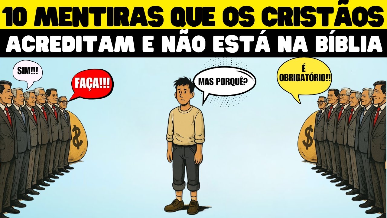 10 MENTIRAS Que os CRISTÃOS ACREDITAM | E que Não está na Bíblia #prosperidadedivina