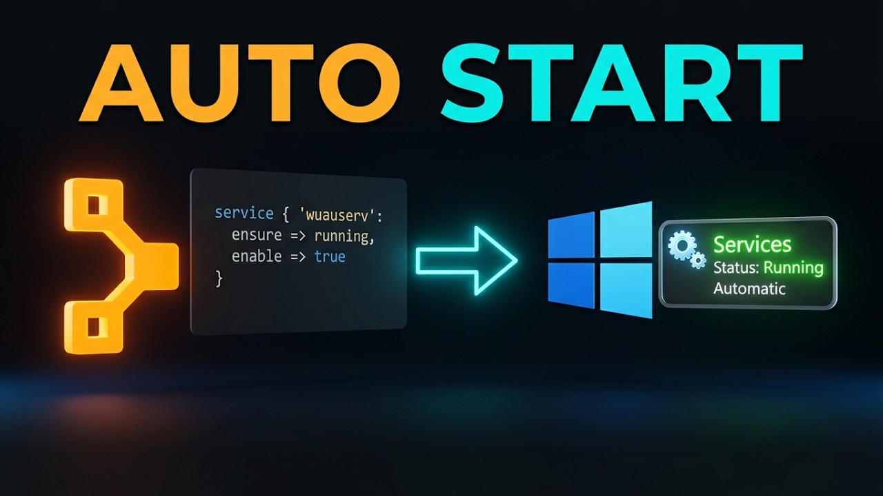 10.Service management using puppet module for Windows - YouTube
