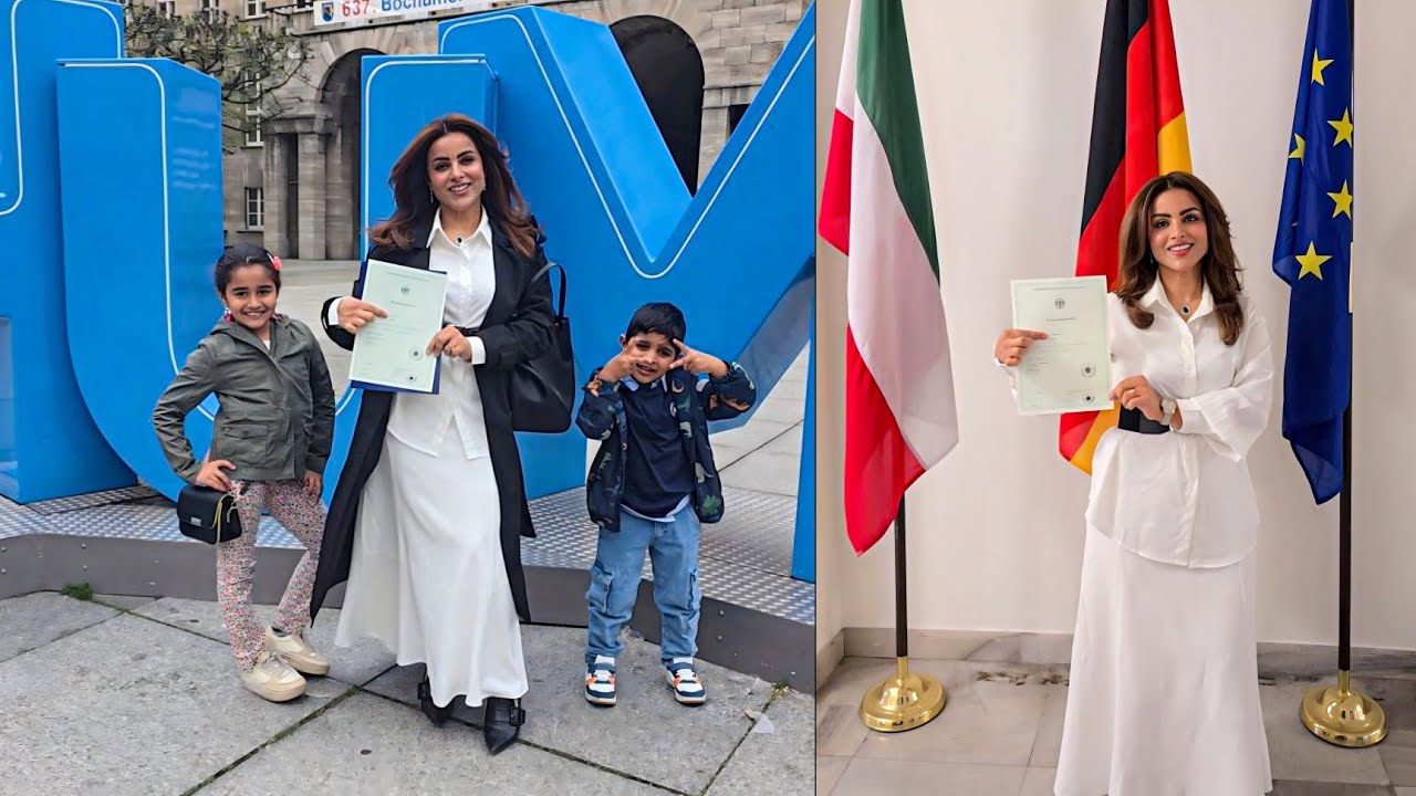 بعد 10 سنوات تعب وغربه الحمدلله حصلنا عليه/ الجنسية الألمانية 🇩🇪