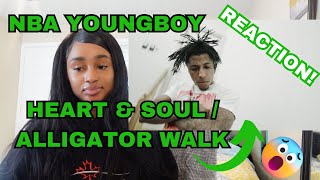 NBA Youngboy - Heart \& Soul \/ Alligator Walk [Offical Music Video] REACTION!