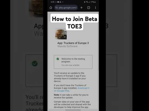 How To Become Beta Tester For Truckers Of Europe3 Trucksimulator Truckersofeurope3 Simulator