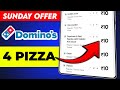 4 Domino's Pizza 🍕 ₹40 Only 😋 | dominos coupon code today | Dominos pizza coupon code today