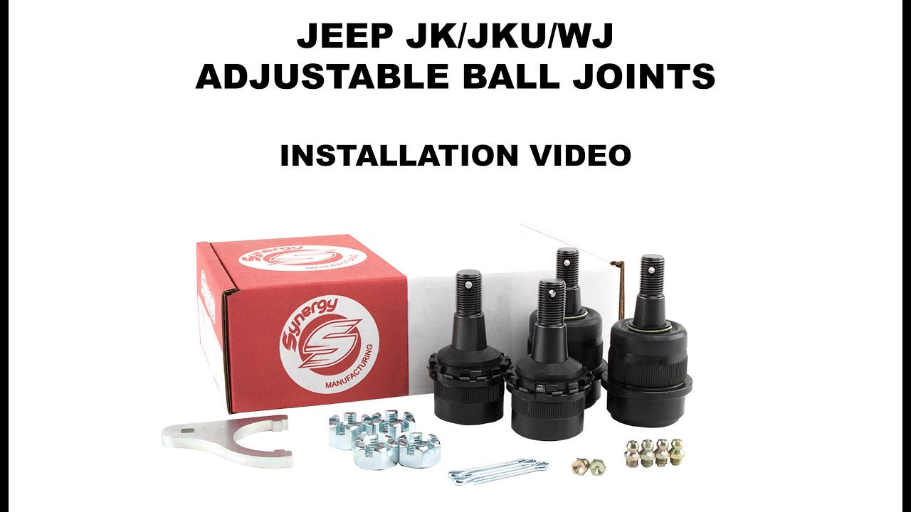 Synergy Manufacturing Jeep JK Adjustable Ball Joints Install Video ...