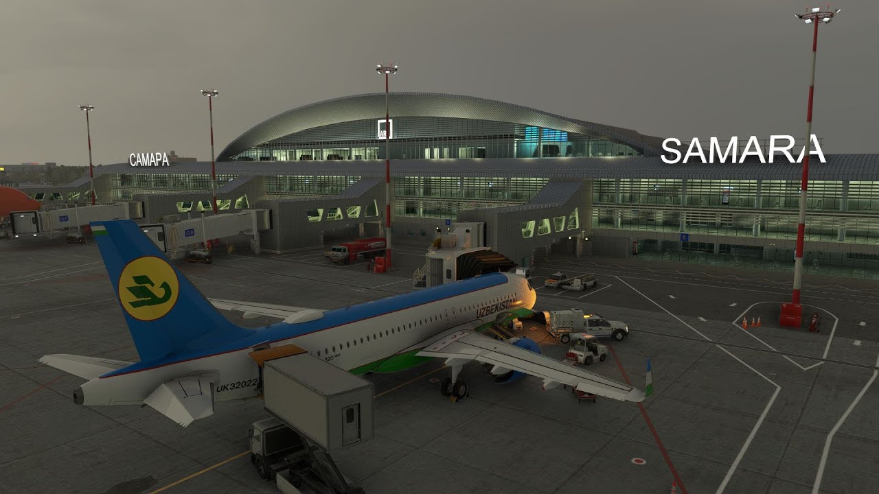 UWWW(SAMARA) - UTTT(TASHKENT)// UK32022//AIRBUS A20N// Uzbekistan Airways