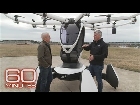 Anderson Cooper tests out Lift Aircraft's Hexa