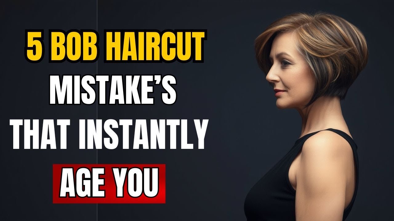 5 Bob Haircut Mistakes That Make You Look Older