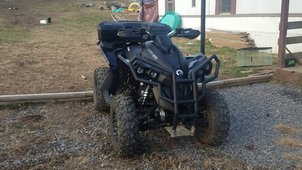 2017 Can Am Renegade Two Brothers Exhaust Power Commander V YouTube