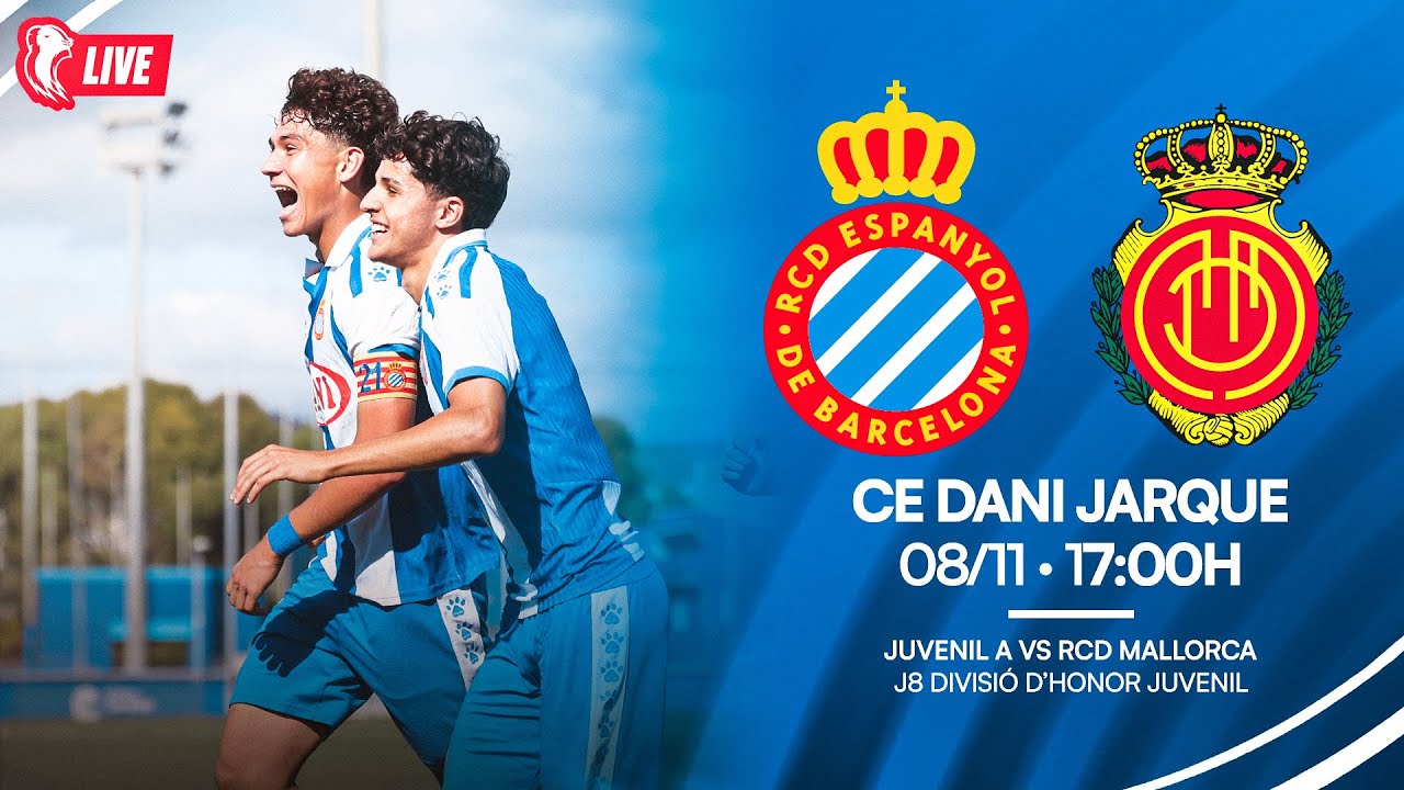 🔴 LIVE | ⚽ Juvenil A 🆚 Mallorca | J8 Divisió d’Honor Juvenil