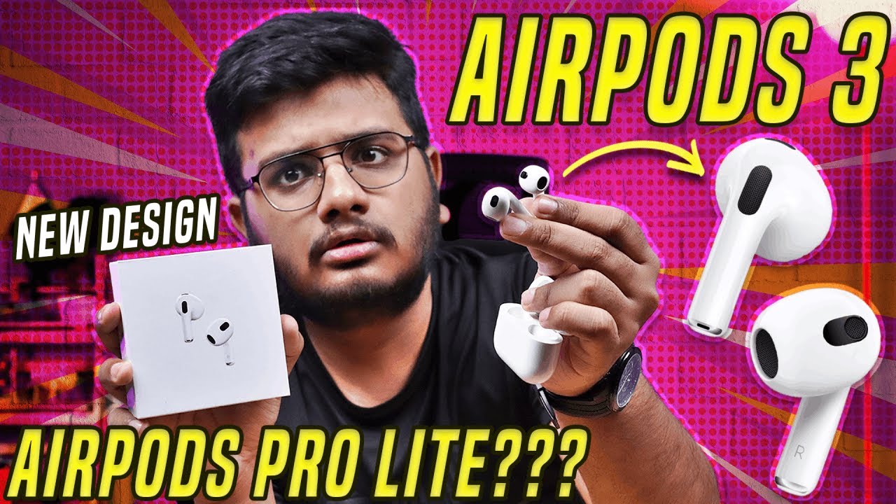 Misforståelse galleri crack Apple AirPods 3 Unboxing | Price Is Astaghfirullah Again!! - YouTube