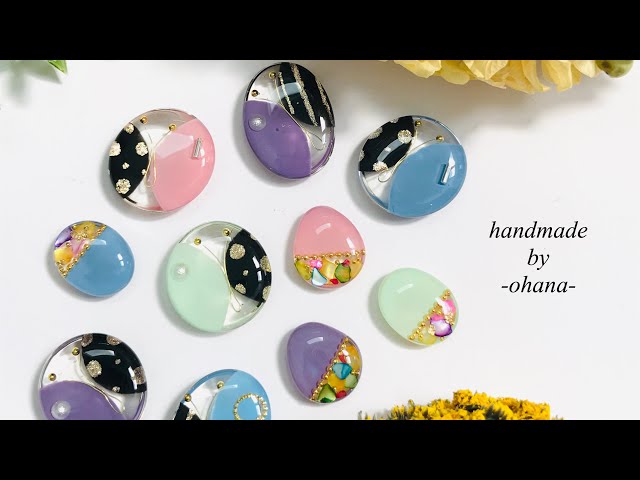 モールドを使わないレジン】28℃で色が変わる！不思議な蝶々の