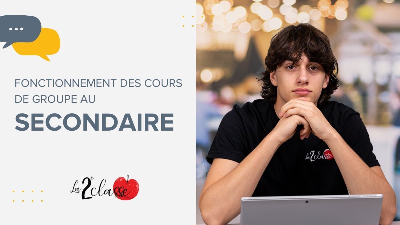 Fonctionnement des cours de groupe au secondaire - YouTube