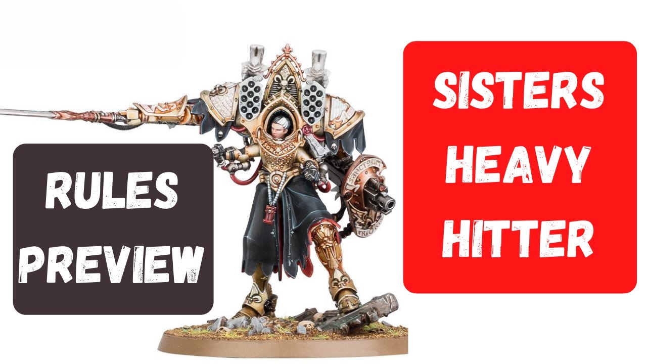 Warhammer 40k Adepta Sororitas Morvenn Vahl Reveal