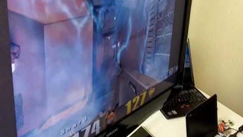 Quake III Arena in Full HD auf Intel Poulsbo Netbook