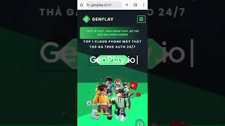 hdan treo game sailor piece bằng  genplay #genplay #cloudphone #cloudgaming #roblox #sailorpiece