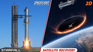 SpaceX Starship Launch Starfall Mission in Spaceflight Simulator  screenshot 2