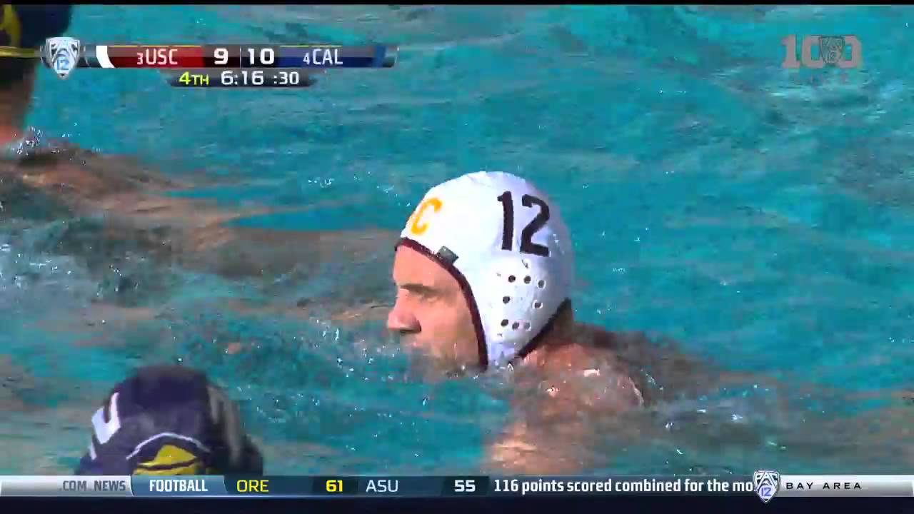 Men's Water Polo USC 10, Cal 12 Highlights (10/31/15) YouTube