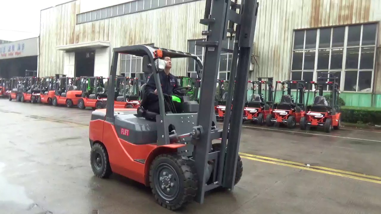 FLIFT Brand 3.5ton diesel forklift with 4meter duplex mast.2