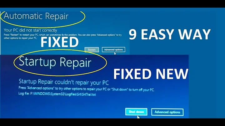 windows 10 Automatic Repair Loop, Startup repair could not repair your PC, 9 Easy Way Fixed 2020