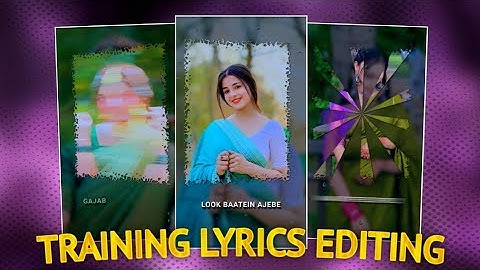 New Trending Status Video Editing | Viral Lyrics Video Editing Tutorial | Instagram Reels Editing 