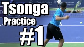 Celebrity Jo-Wilfried Tsonga | Forehand and Backhand #1 | Western & Southern Open 2014 Profile