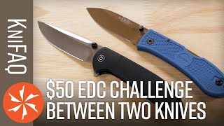 $50 EDC Knife Challenge Part 1: Between Two Knives