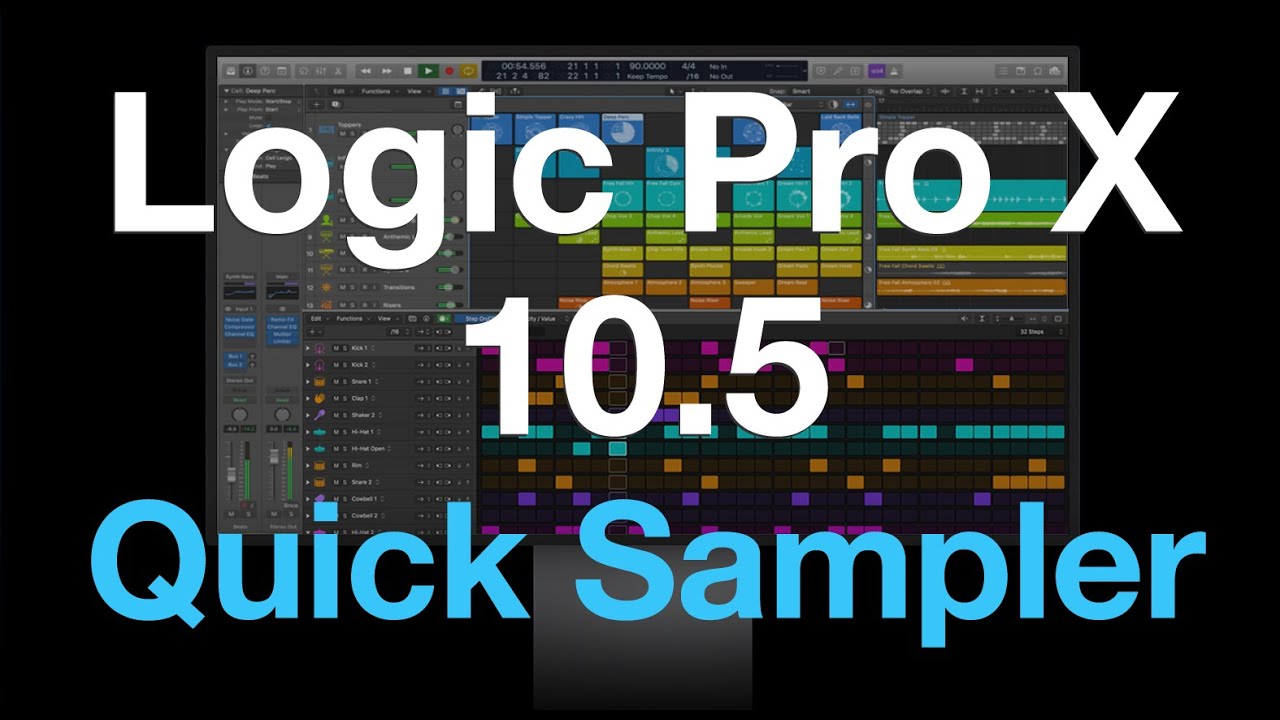 Logic Pro X 10.5 Quick Sampler Tutorials: Optimised V Original - YouTube