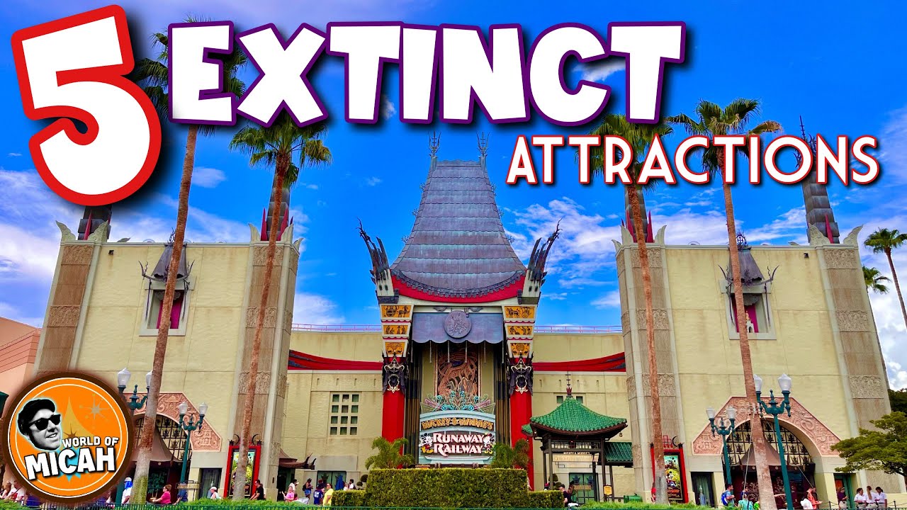 Top 5 Extinct Attractions at Disney's Hollywood Studios Nostalgia and Hidden Gems Revealed! 4K