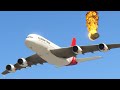 Giant AirBus A380 Emergecy Landing Due to Deadly Meteorite - GTA 5