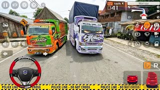Wahyu Abadi Truck: Cargo Transport Trip from Village to City | Bussid Mod screenshot 3