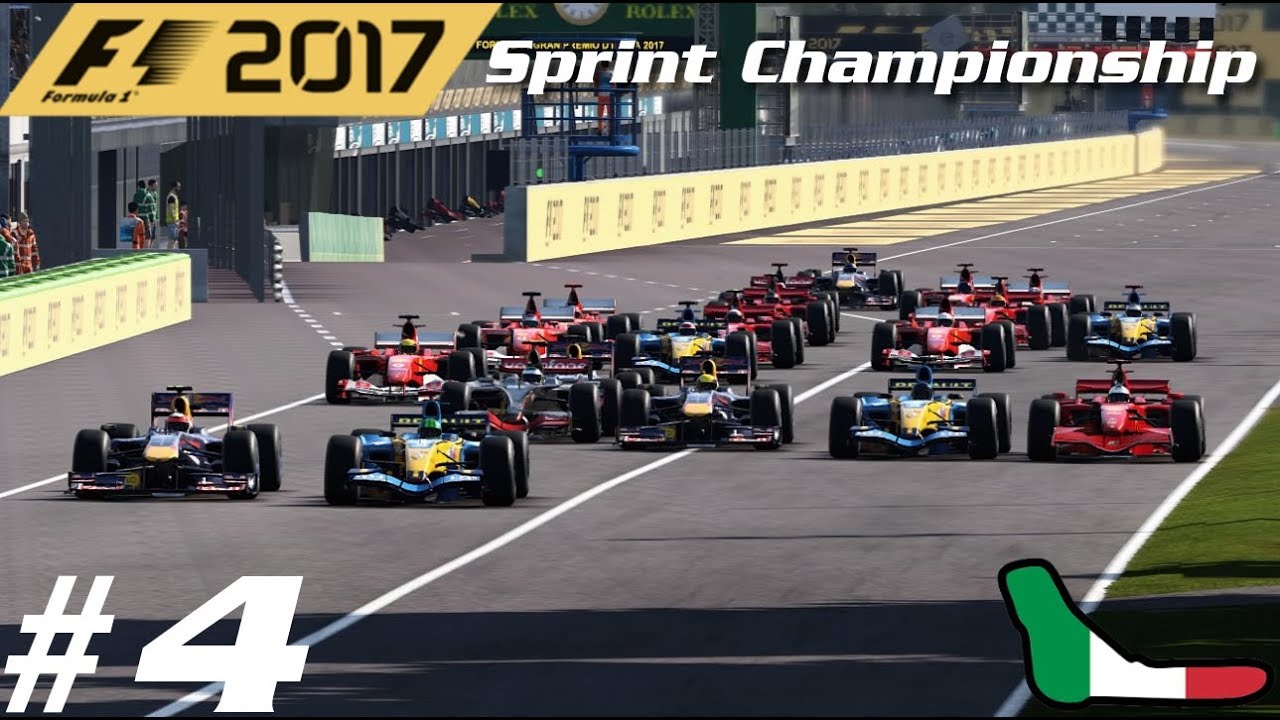 F1 2017: Classic Cars Sprint Championship (Reverse Grid Race) - Race 4 - Italy