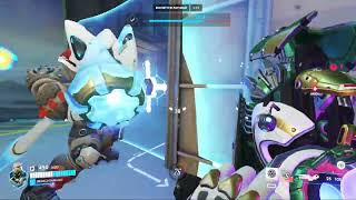 Overwatch: Zarya gameplay Hollywood (no commentary)