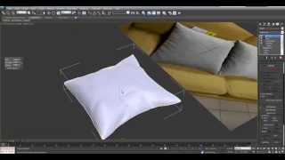 3d max. Уроки 3d max. Создание подушки в 3Ds Max Edit poly. Проект Ивана Никитина(Научитесь бесплатно 3D визуализации в 3DsMax ..., 2013-07-15T17:59:27.000Z)