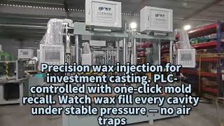 Wax Injection Machine Production Line – 98% Defect Reduction | Investment Casting Equipment