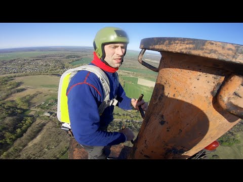 Base Jumping From 230m Antennae At Vilnius, Lithuania || WooGlobe