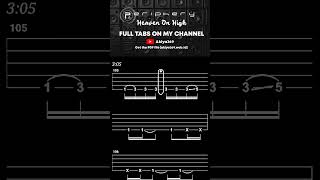 HEAVEN ON HIGH / PERIPHERY【BASS TAB】| WITH PDF FILE #shorts #basstabs #periphery