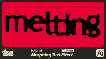 How To Do Morphing Text Effect in Adobe Illustrator 2025