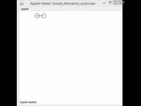Java Animation Cycle Example