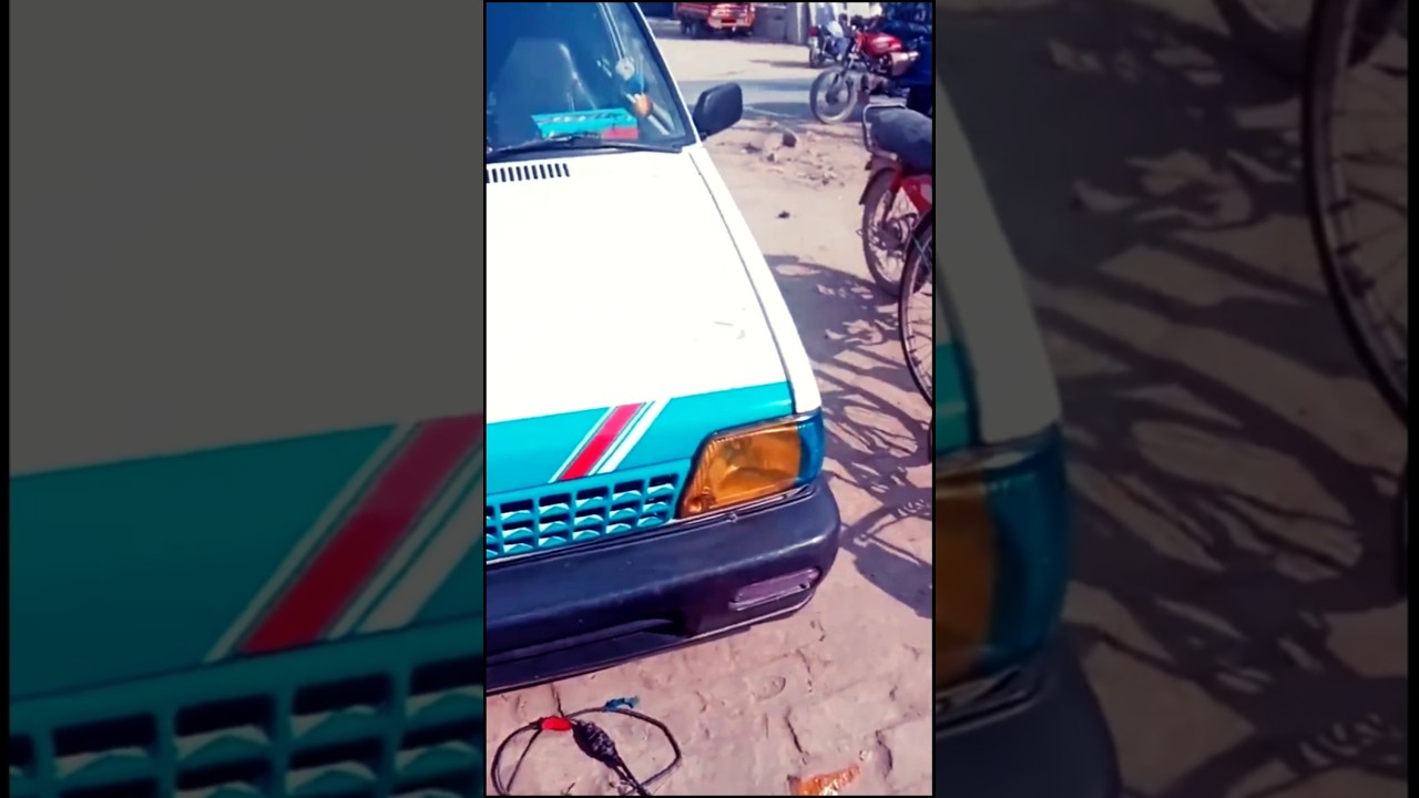 Mehran car front tapping 