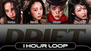 [1 HOUR] aespa Drift Lyrics (Color Coded Lyrics)