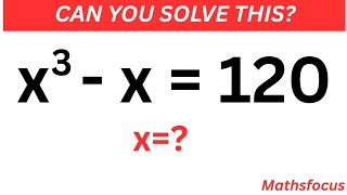 Can You Solve This  Math Olympiad Challenge Find X In X3x120