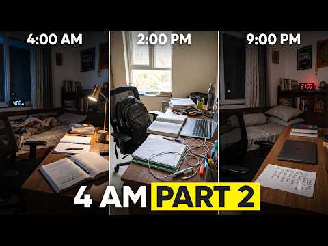 The Ultimate Student Timetable (4 AM to 9 PM) | 4 AM Part 2 🧠
