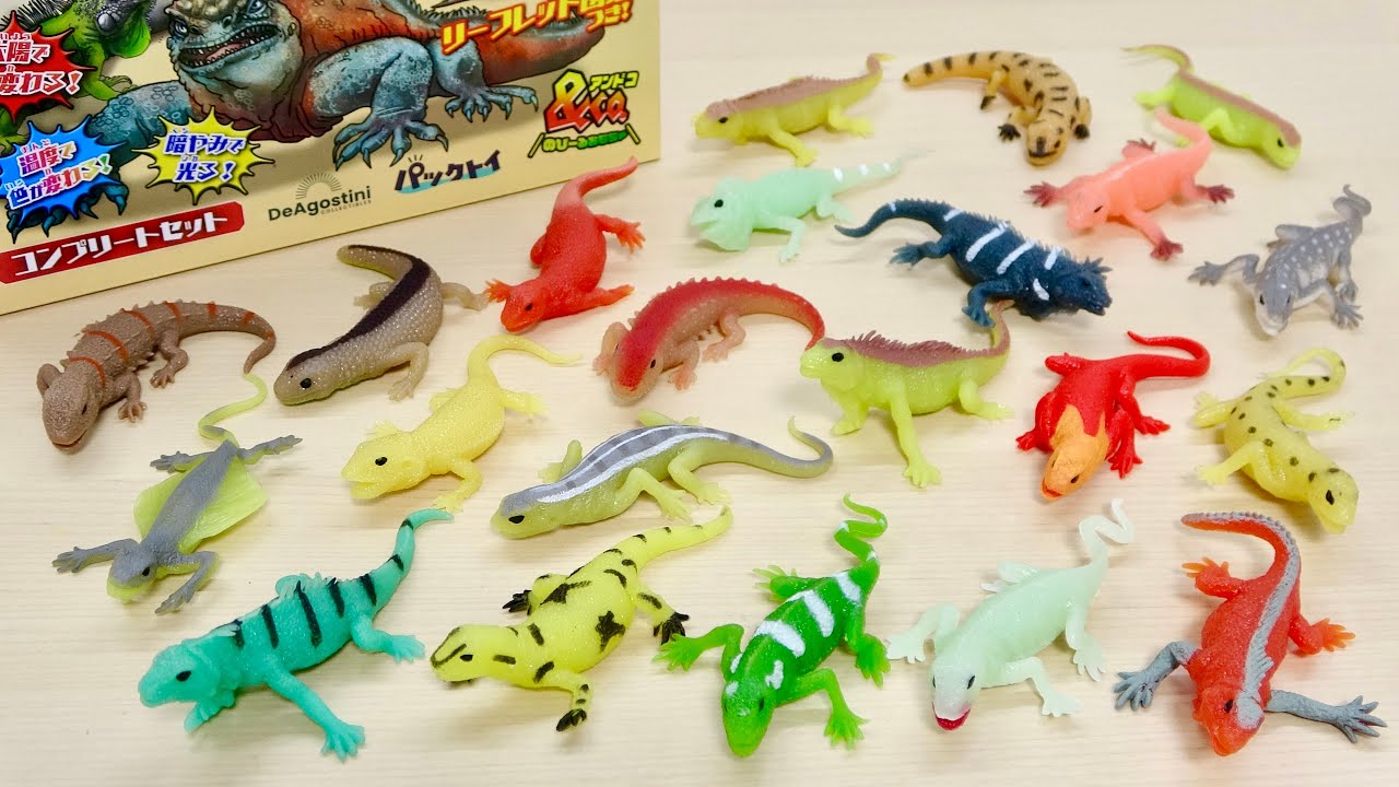 DeAgostini “Iguana&Co. Mini” Glows in the Dark! Changes Color! A