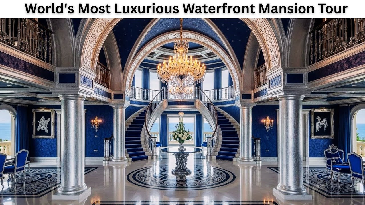 Monaco Mega Mansion:  World's Most Luxurious Waterfront Mansion Tour